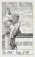 The ex libris of M. Rešetar