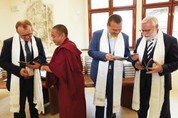 Předání knižního daru tibetské exilové vlády Národní knihovně ČR