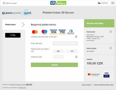 GP webpay