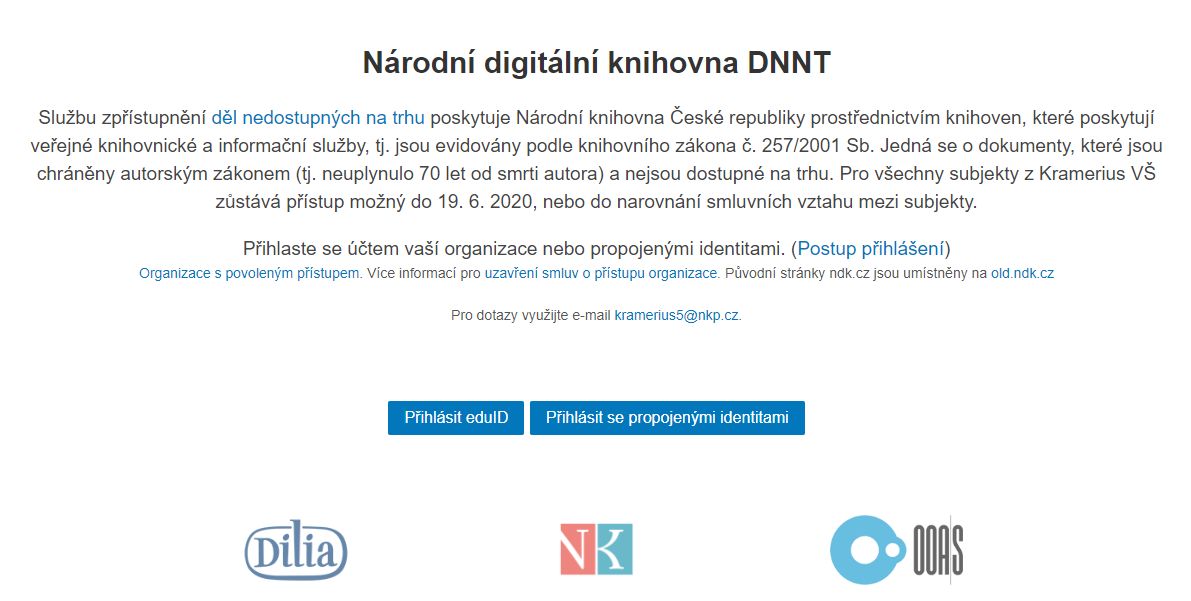 NDK DNNT uvod