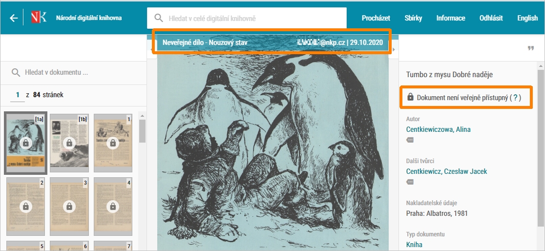 NDK - nouzovy stav - neverejne
